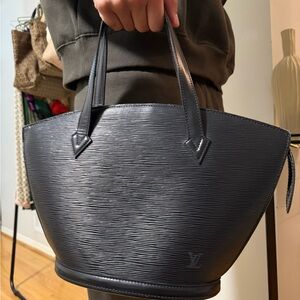 Louis Vuitton Black Saint Jaques hand Tote